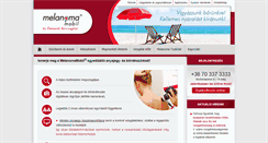 Desktop Screenshot of melanoma.hu