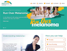 Tablet Screenshot of melanoma.org.au